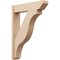 Ekena Millwork 8-in W x 34-in D x 46-in H Funston Slat Rough Cedar Woodgrain TimberThane Outlooker, Primed Tan OUTUR080X34X46FST24RCPR - alternate 1